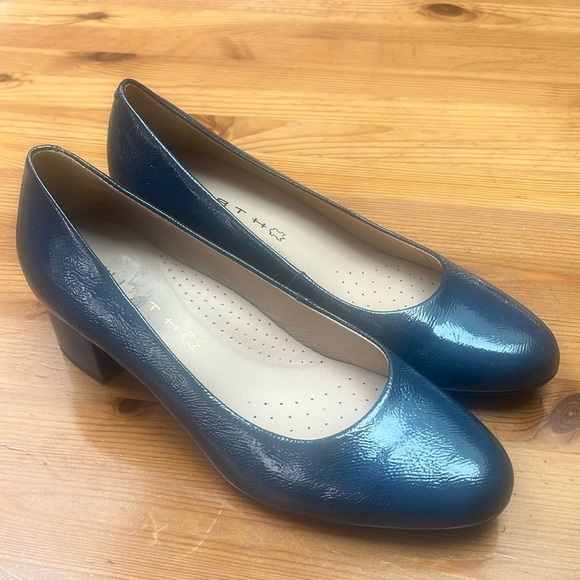 Wirth leather blue pumps size 39 - Picture 1 of 15